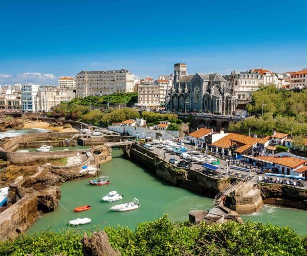 Port Biarritz France pilgrimage and coast Joe Walsh Tours Pilgrimages travel