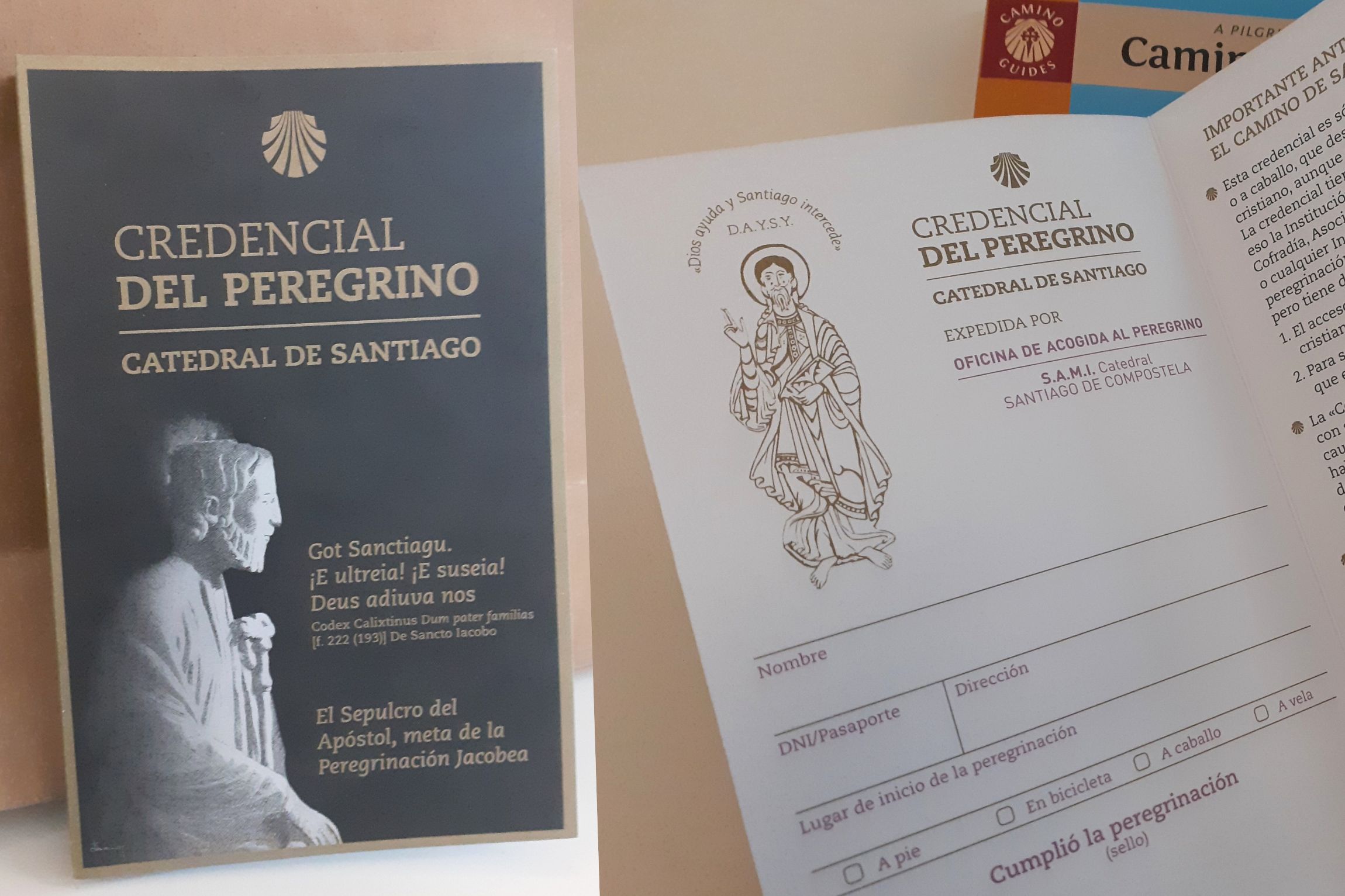 Credencial del peregrino what is the Camino pilgrim passport Joe Walsh Tours camino guided tours