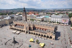 Poland Pilgrimage - Kraków, main Market Square - Joe Walsh Tours